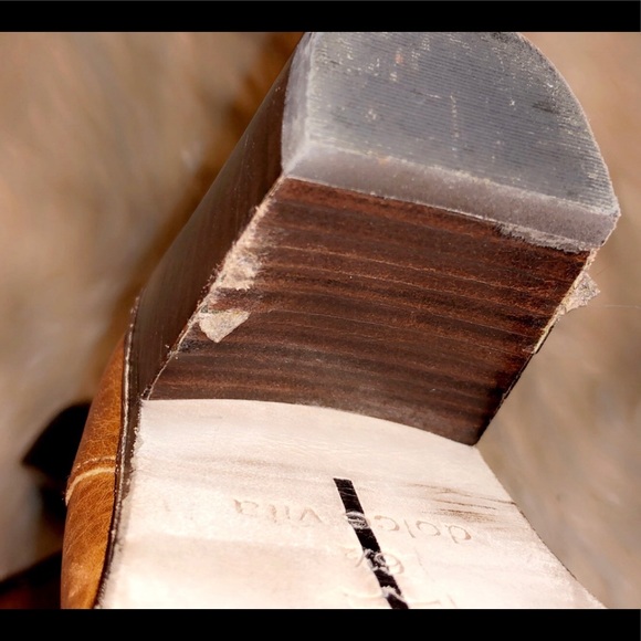 DOLCE VITA Cognac Leather Ankle Bootie - Picture 8 of 8